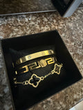 Stunning 3 piece bracelet set unisex